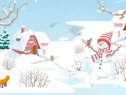 Žaidimas Snowman Slide internete