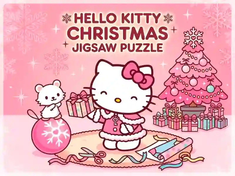 Žaidimas Hello Kitty Christmas Jigsaw Puzzle internete