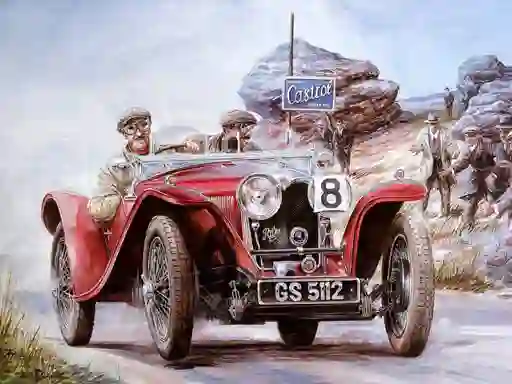 Žaidimas Vintage Cars Puzzle internete