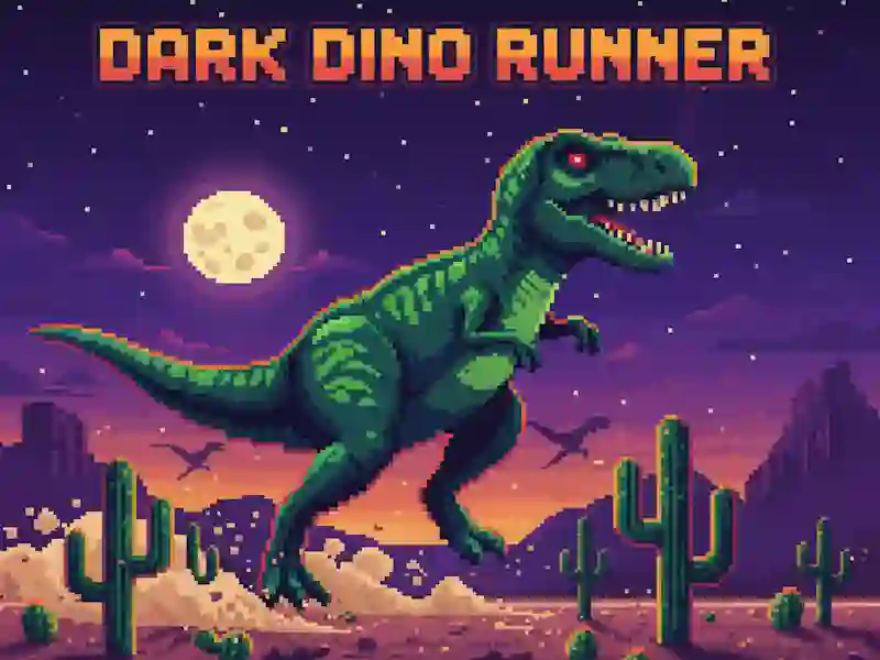 Žaidimas Dark Dino Runner internete