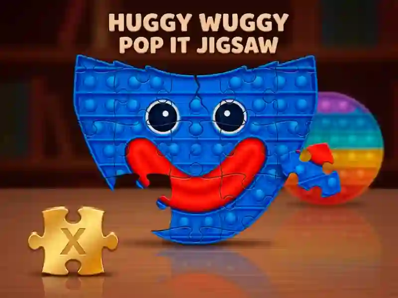 Žaidimas Huggy Wuggy Pop It Jigsaw internete