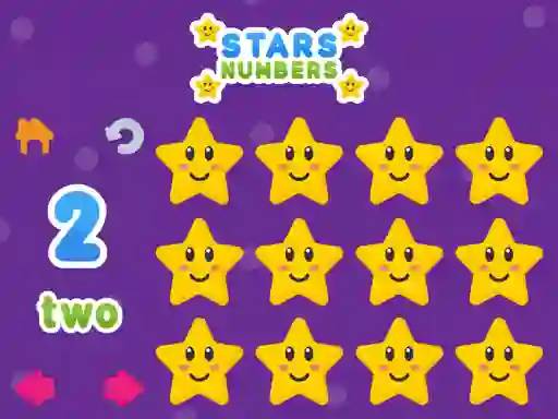 Žaidimas Stars Numbers internete