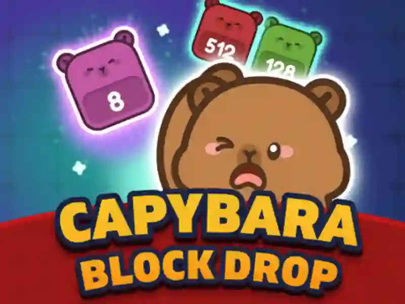 Žaidimas Capybara Block Drop internete