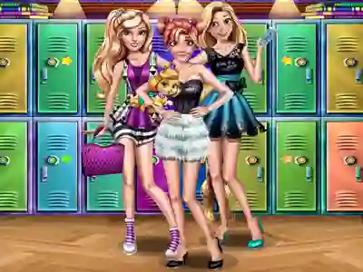 Žaidimas Princesses College Day internete