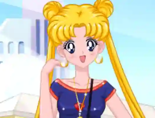 Žaidimas Sailor Scout`s Summer Style internete
