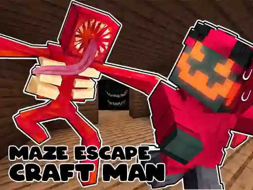 Žaidimas Maze Escape: Craft Man internete