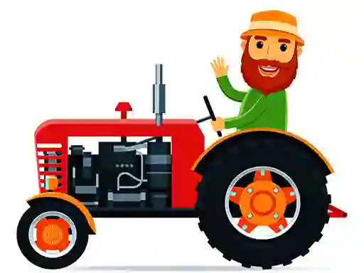 Žaidimas Cartoon Farm Traktors internete
