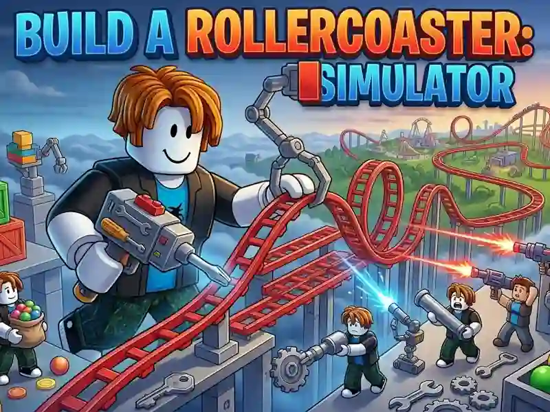 Žaidimas Build a Rollercoaster: Simulator internete