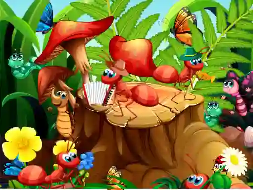 Žaidimas Hidden Objects Insects internete