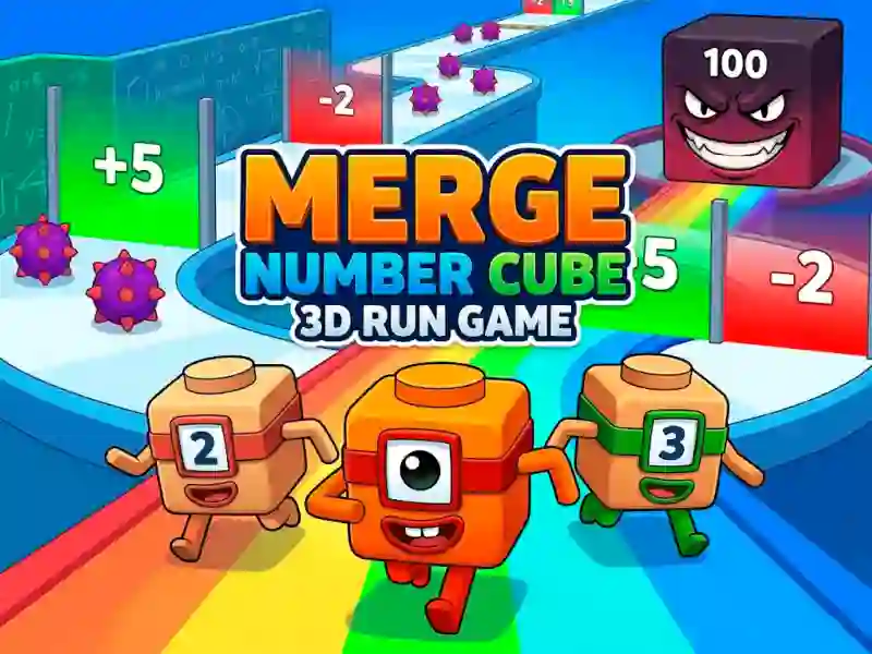 Žaidimas Merge Number Cube 3d Run Game internete