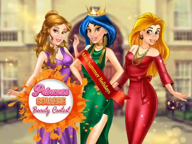 Žaidimas Princess College Beauty Contest internete