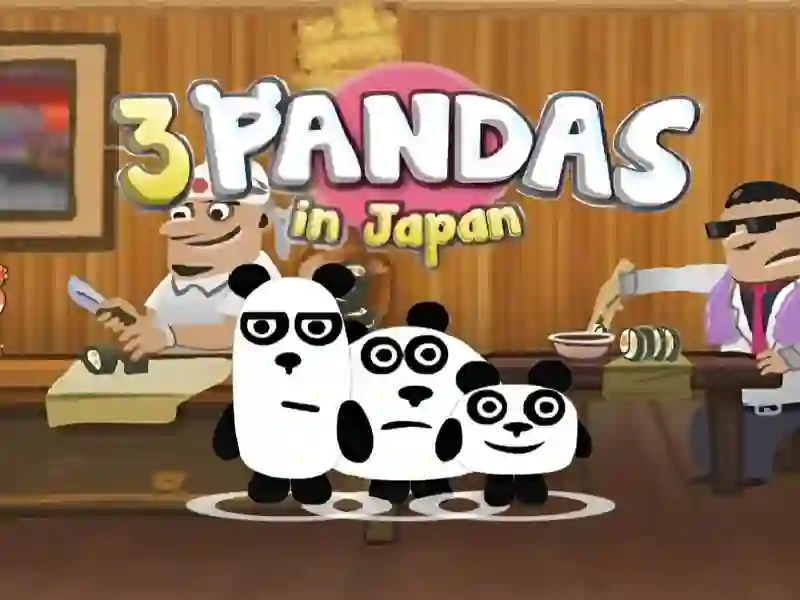Žaidimas 3 Pandas In Japan HTML5 internete