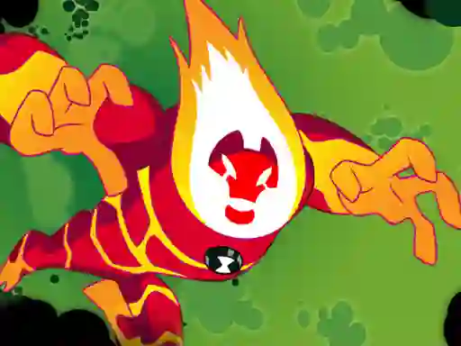 Žaidimas Heatblast and diamondhead internete