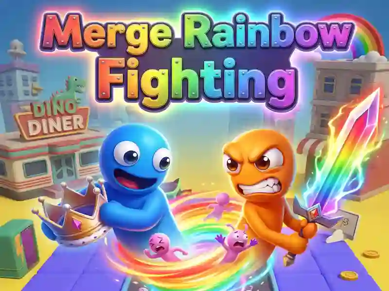 Žaidimas Merge Rainbow Fighting internete