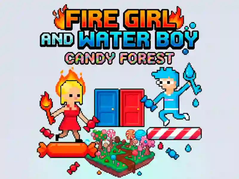 Žaidimas Fire Girl and Water Boy Candy Forest internete