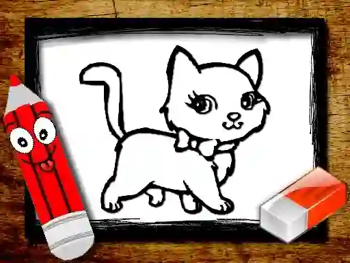 Žaidimas Back to School: Animals Coloring Book internete