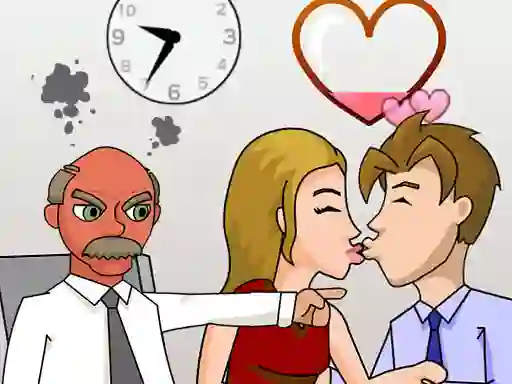 Žaidimas Secret Office Kissing internete