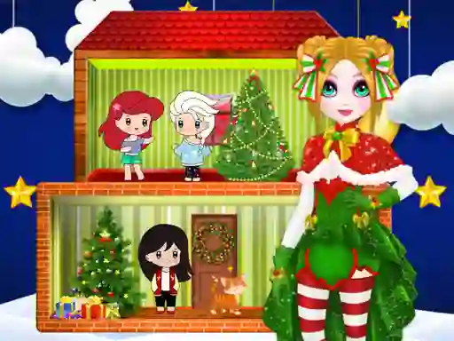 Žaidimas Christmas Puppet Princess House internete
