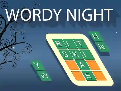 Žaidimas Wordy Night internete