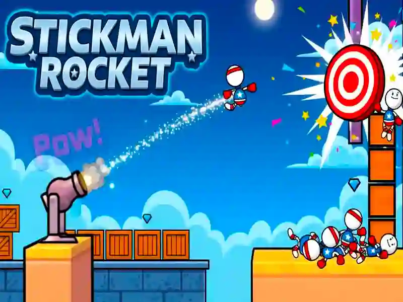 Žaidimas Stickman Rocket internete