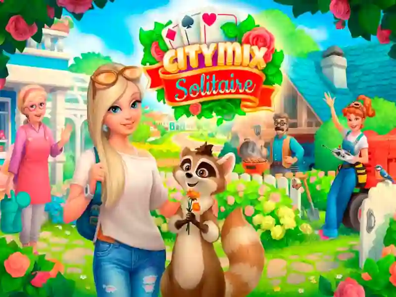 Žaidimas City Mix Solitaire internete
