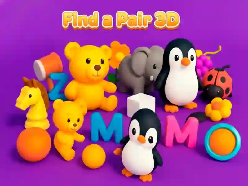 Žaidimas Find a Pair 3D internete