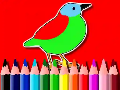 Žaidimas Back To School: Birds Coloring Book internete