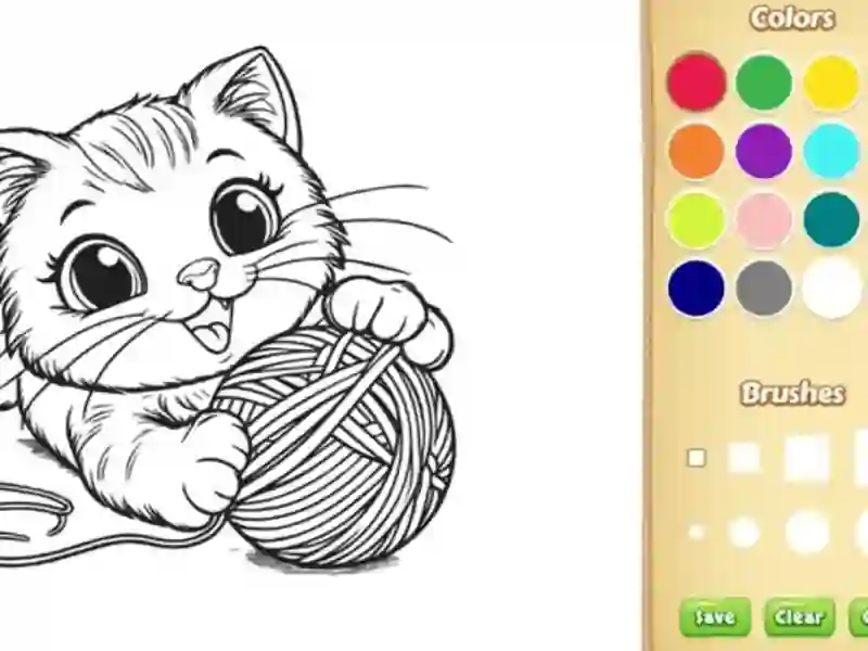 Žaidimas Cat Coloring Book internete