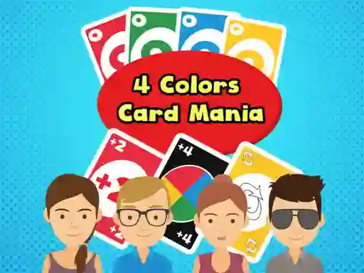 Žaidimas 4 Colors Card Mania internete