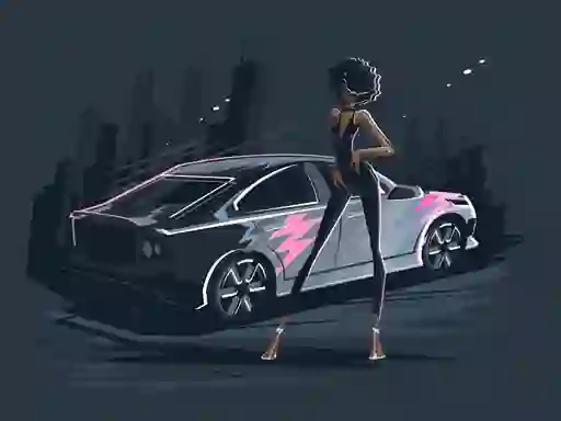 Žaidimas Old and New Cars Coloring internete