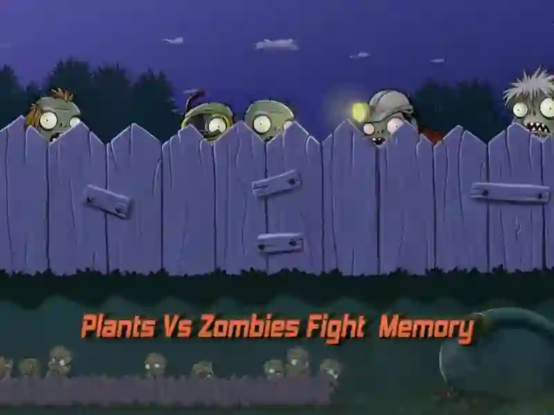 Žaidimas Plants vs Zombies Fight Memory internete