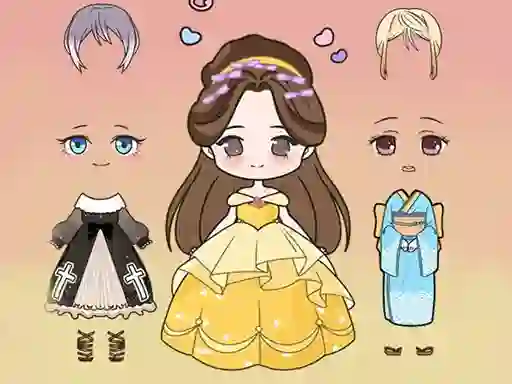 Žaidimas Vivi Doll Dress Up internete