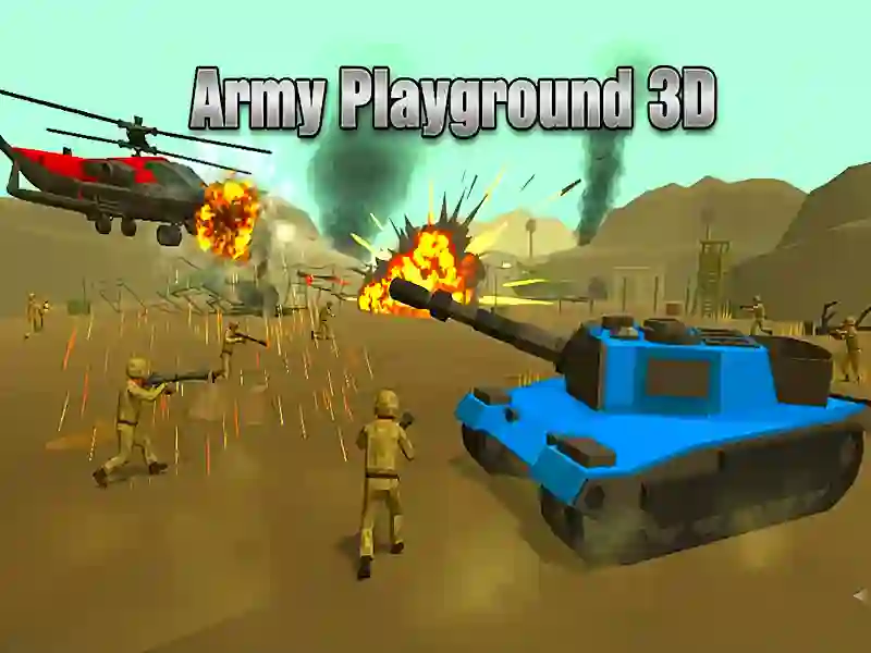 Žaidimas Army Playground 3D internete
