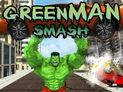Žaidimas Green Man Smash internete