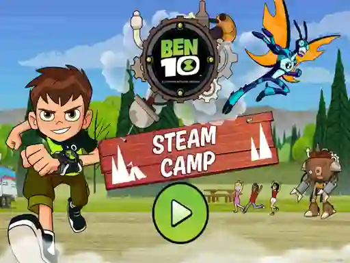Žaidimas Ben 10 Steam Camp internete