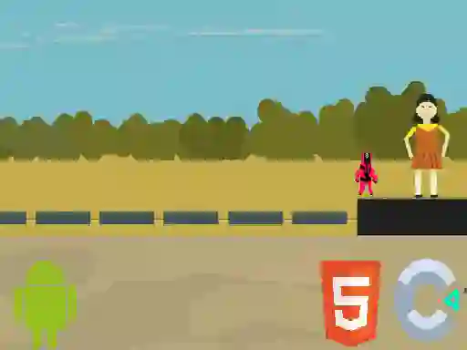 Žaidimas Squid Glass Game 2D internete