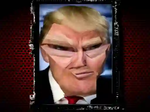 Žaidimas Trump Funny face internete