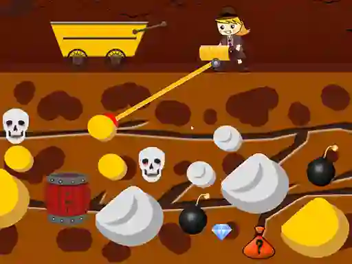 Žaidimas Lady Gold Miner internete