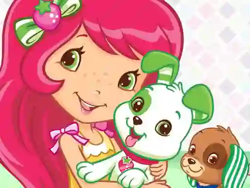 Žaidimas Strawberry Shortcake Puppy Care internete