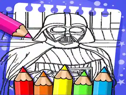 Žaidimas Darth Vader Coloring Book internete