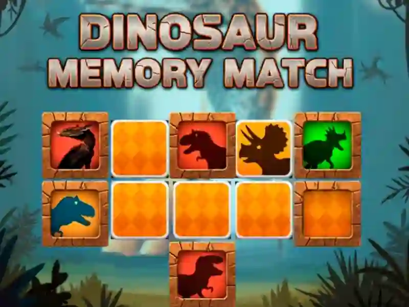 Žaidimas Dinosaur Memory Match internete