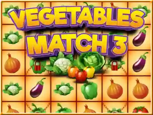 Žaidimas Vegetables match 3 internete