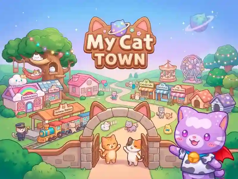Žaidimas My Cat Town internete