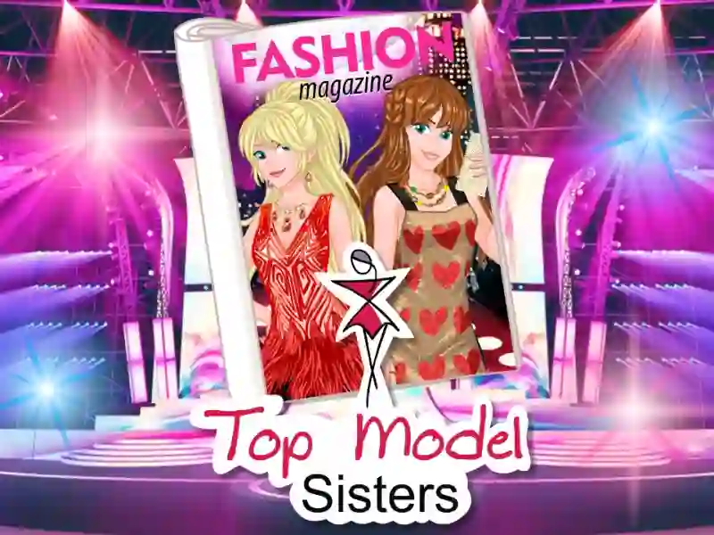 Žaidimas Top model sisters internete