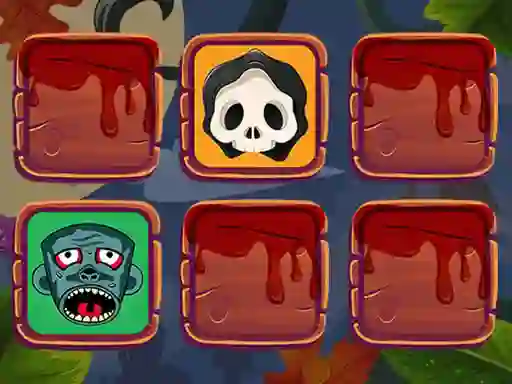 Žaidimas Halloween Faces Memory internete