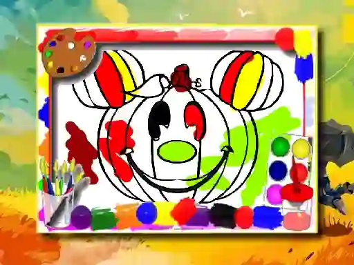 Žaidimas Halloween Coloring Book internete