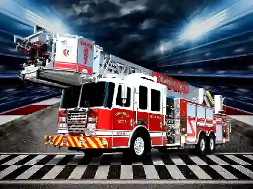 Žaidimas Fire Trucks Puzzle internete
