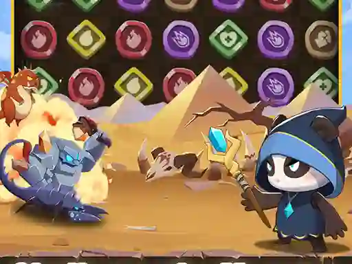 Žaidimas Legend of Panda Match 3 & Battle internete