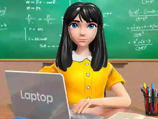 Žaidimas School Teacher Game School Day internete