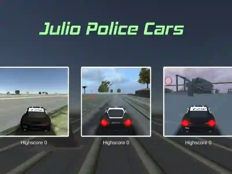 Žaidimas Julio Police Cars internete